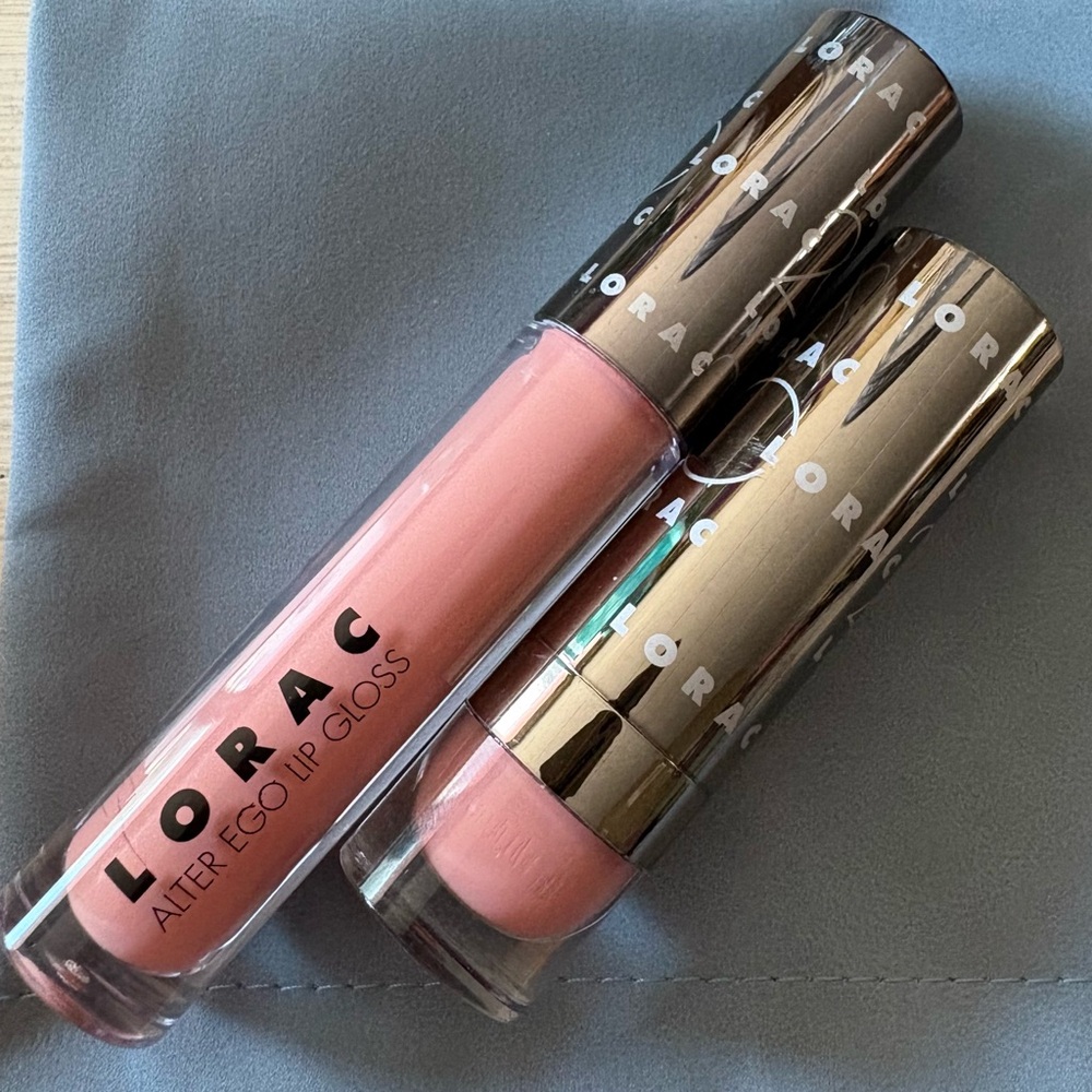 Lorac Alter Ego Lipstick and Lip Gloss Duo in Bombshell